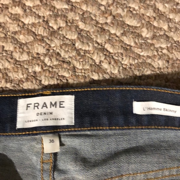 Frame Men’s L’homne Sierra Skinny Jeans, size 36 - Picture 3 of 5